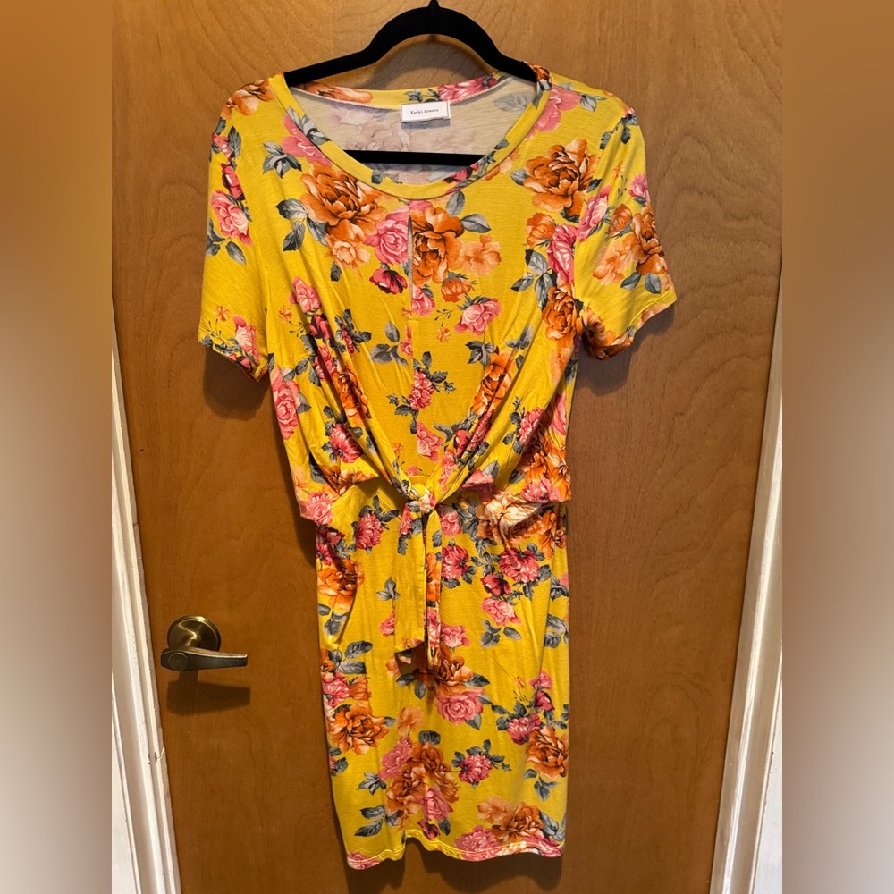 Floral Yellow Dress